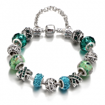 Браслет Pandora Style Муранское стекло арт.2218-1