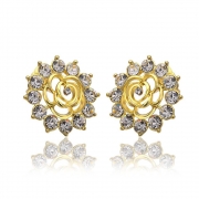 Серьги позолота 18K арт.10304