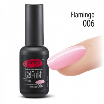 Гель-лак PNB 006 Flamingo - UV Gel Polish PNB (8 ml)
