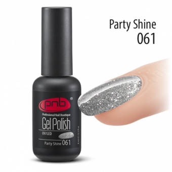 Гель-лак PNB 061 Party Shine - UV Gel Polish PNB (8 ml)