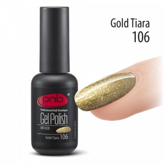 Гель-лак PNB 106 Gold Tiara - UV Gel Polish PNB (8 ml)