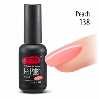 Гель-лак PNB 138 Peach - UV Gel Polish PNB (8 ml)