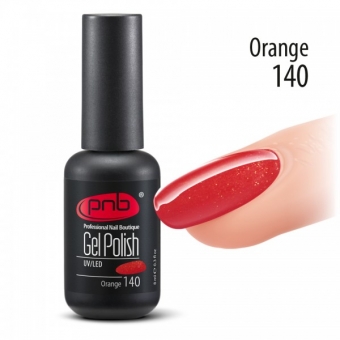 Гель-лак PNB 140 Orange - UV Gel Polish PNB (8 ml)