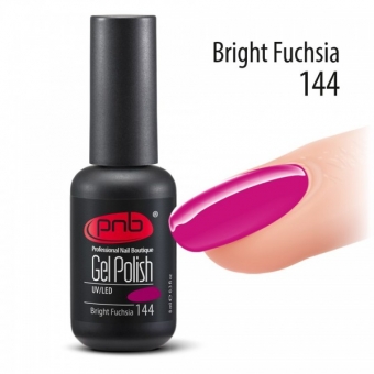 Гель-лак PNB 144 Bright Fuchsia - UV Gel Polish PNB (8 ml)