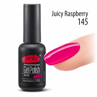 Гель-лак PNB 145 Juicy Raspberry - UV Gel Polish PNB (8 ml)