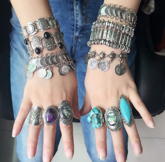 Браслет черненое серебро арт.2261