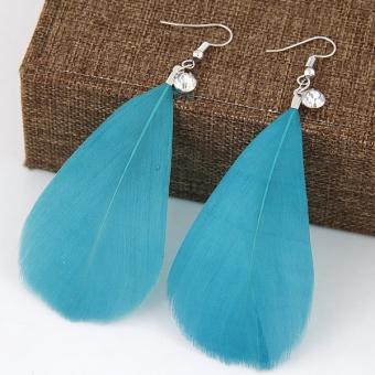 Серьги богемное перо арт.2236