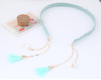 Обруч чокер с кисточками арт.2256-2