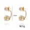 Серьги позолота 18k арт.2076
