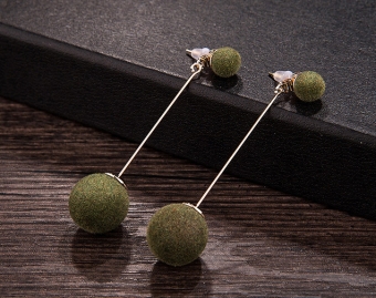 Серьги пушок арт.2055-2