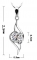Подвеска Crystal~Swarovski арт.2500