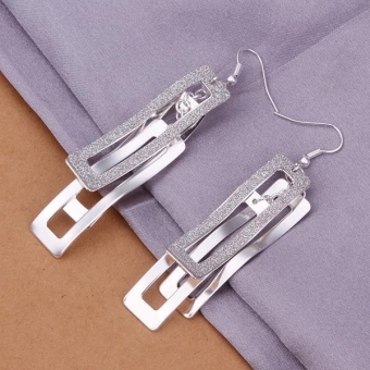 Посеребренные серьги s925 арт.3089