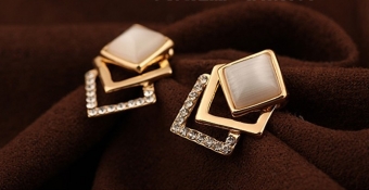 Серьги позолота 18K арт.30013