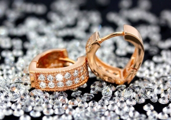 Серьги Crystal~Swarovski арт.2485-1