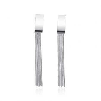 Посеребренные серьги s925 арт.2324