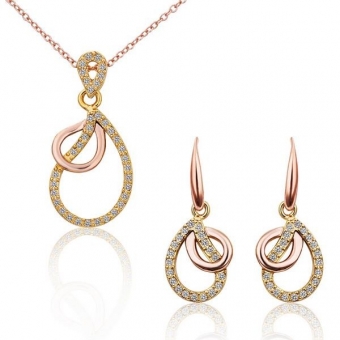 Комплект украшений позолота 18K арт.10127