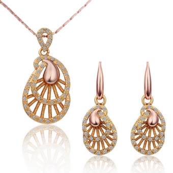 Комплект украшений позолота 18K арт.10098