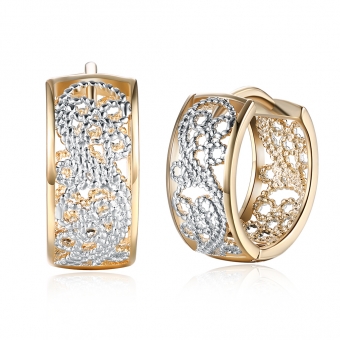 Серьги позолота 18k арт.2303