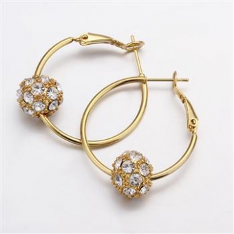 Серьги позолота 18K арт.50083
