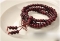 Браслет Индия Дольчатый красный сандаловое дерево арт.2246-2