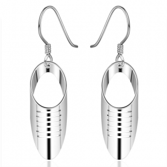 Посеребренные серьги s925 арт.3098