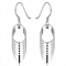 Посеребренные серьги s925 арт.3098