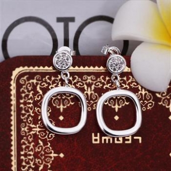 Посеребренные серьги s925 арт.00298