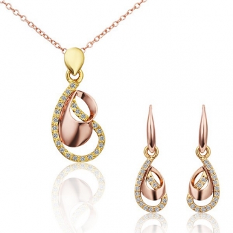 Комплект украшений позолота 18K арт.10122