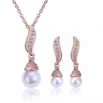 Комплект украшений позолота 18K арт.10118